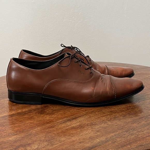 Ferragamo Leather Oxfords - Picture 2 of 9